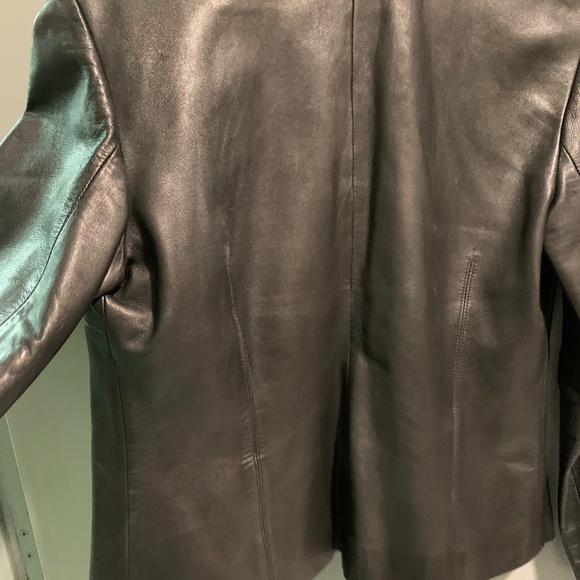 Ann Taylor Genuine Leather Jacket - Picture 2 of 5